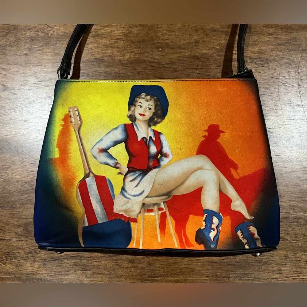 Beaded Cowgirl Pin-up Handbag Retro Western
